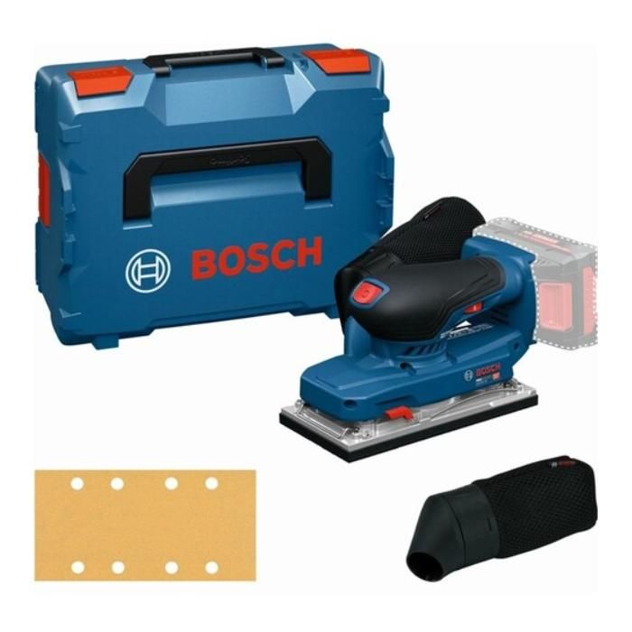 Bosch PRO 18V System Ponceuse vibrante sans fil GSS18V 18 avec sac à poussières poinçon BOXX 162