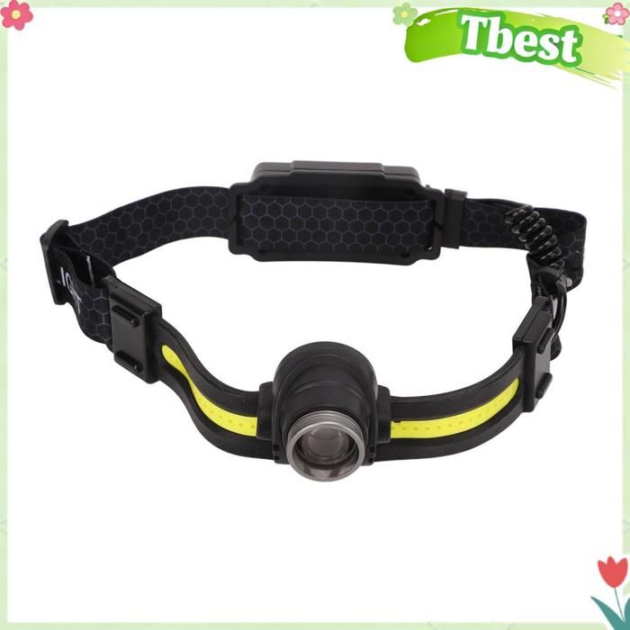 Tbest Lampe frontale à LED Lampe Frontale LED Rechargeable par USB avec Fonction de Détection et Plusieurs sport dappoint