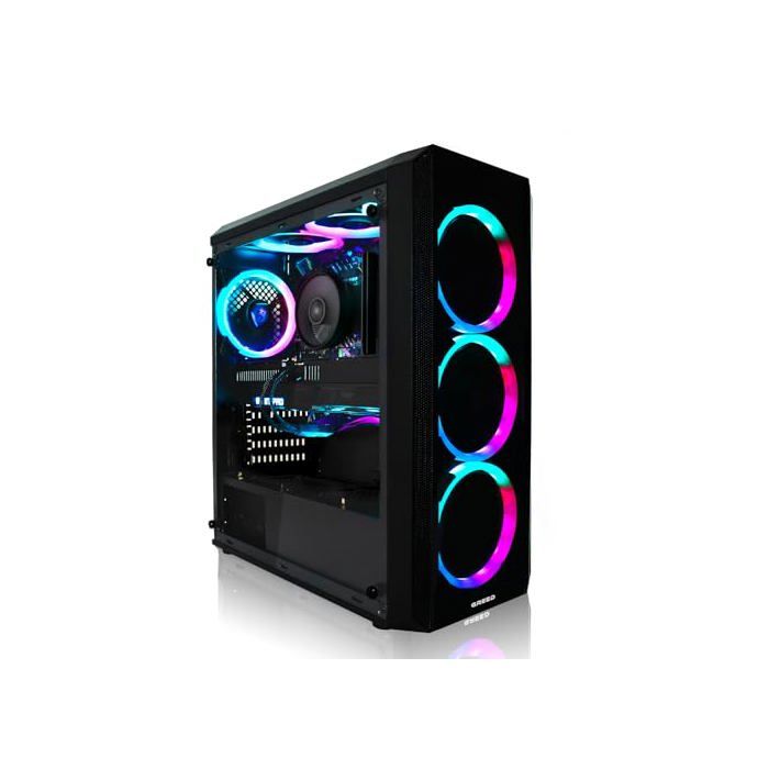 Greed PC de bureau MK2 Power Intel Core i7-12700F 32GB 1TB SSD RX 9070 16GB Windows 11 Pro - vue 2