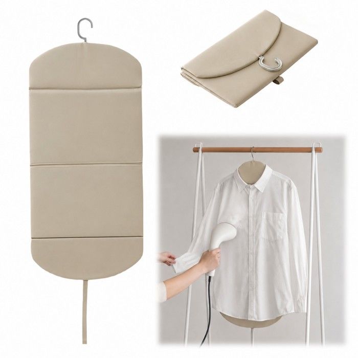 Table à Repasser Pliable Peut être Suspendue Planche à Repasser pour Centrale Vapeur pour vêtements khaki