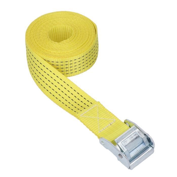 2 Sangles D'Arrimage 12m X 25mm - Polypropylène - Charge Max 80kg - Pour Kayak, Moto, Cargo, Barres De Toit - Bleu - 7
