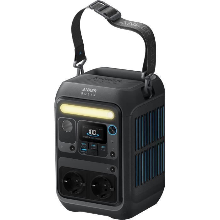 Station Électrique Portable - ANKER - SOLIX C300X - 288Wh - 300W - Charge Rapide USB-C