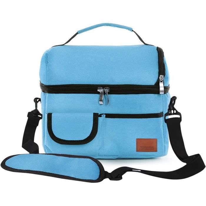 Sac Isotherme Lunch à Main – Glacière Portable En Oxford Et Aluminium, 3 Tailles S/M/L, Idéal Pour Pique-nique, Bureau Et Voyage