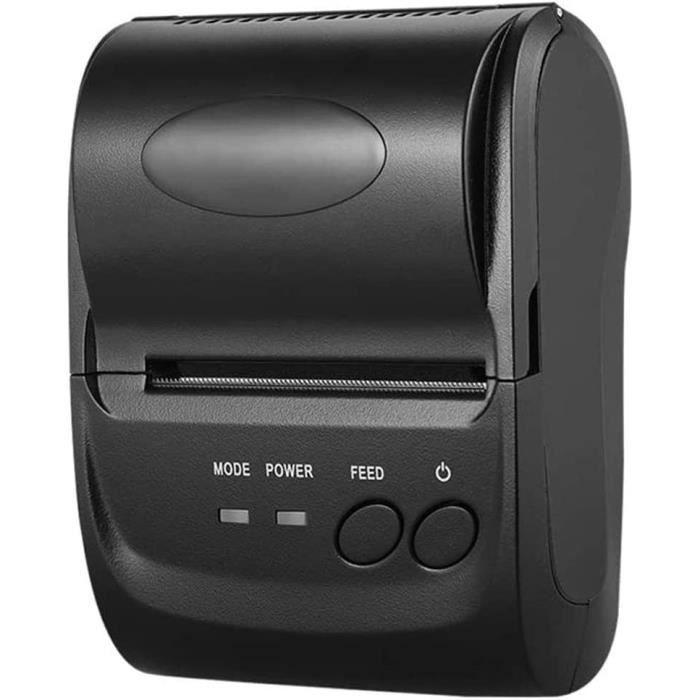 Imprimante Thermique Bluetooth 4.0 Pour Reçus De Carte - 58 Mm - Imprimante Thermique Portable Sans Fil - Imprimante USB