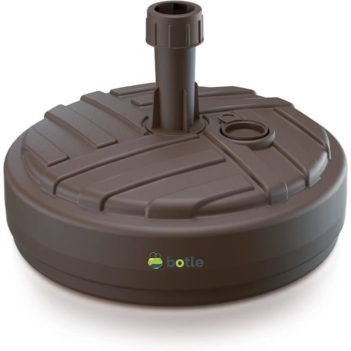 URBNLIVING Pied De Parasol En Plastique Blanc Anthracite 18 L