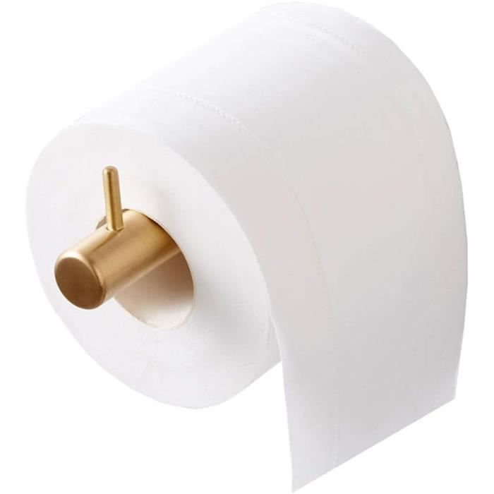Flybath Porte-Papier Toilette Carré En Laiton Massif – Finition Chrome Poli, Support Mural Moderne Sans Couvercle
