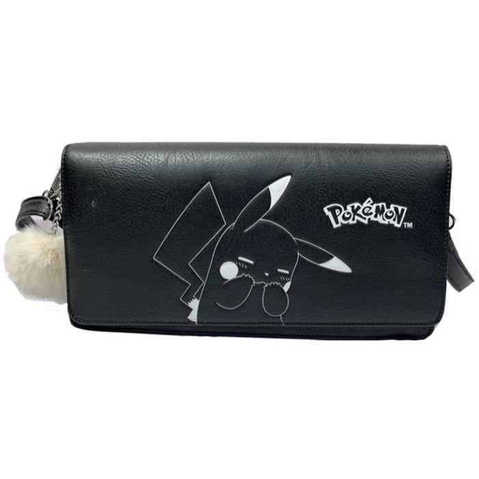 sac à main baguette à bandoulière noir pikachu - wt&t - backpack - dimensions x x mm - adulte - porté dos