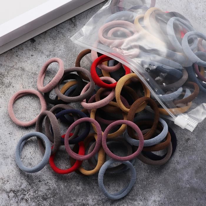 200 Pièces Coloré Élastiques Cheveux Élastiques Pour Filles Mini