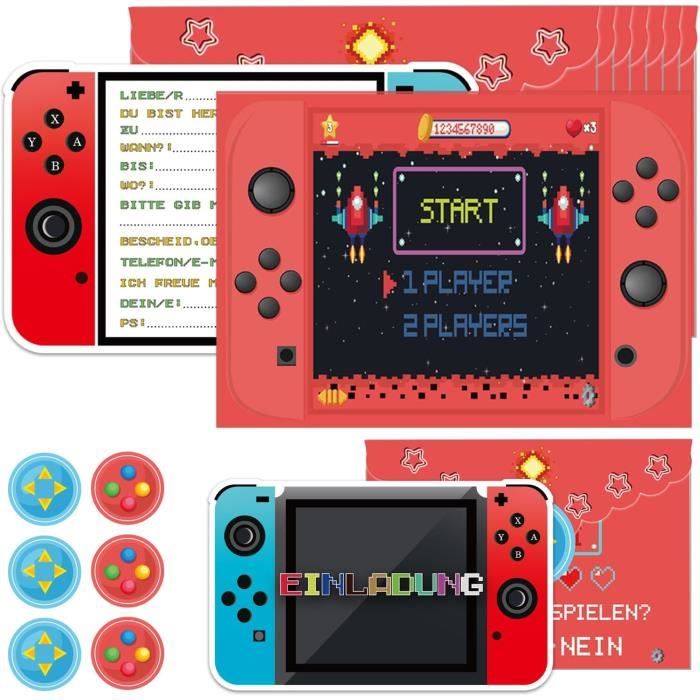 12 Cartes d'Invitation pour Anniversaire d'Enfant, Cartes d'Invitation ...