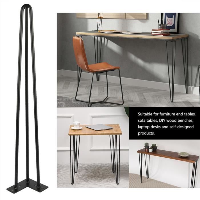 Pieds de table table Patin Table Châssis pied de table table Sous-châssis 30 X 43 Cm Acier