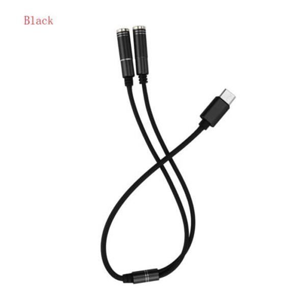 Letv Telephone Portable Type C A 3 5 Cable Audio Femelle Quelques Ecouteurs Audio Separateur De Couleurs En Metal Un Point Deux Noir Cable Tv Video Son Avis Et Prix Pas Cher Cdiscount