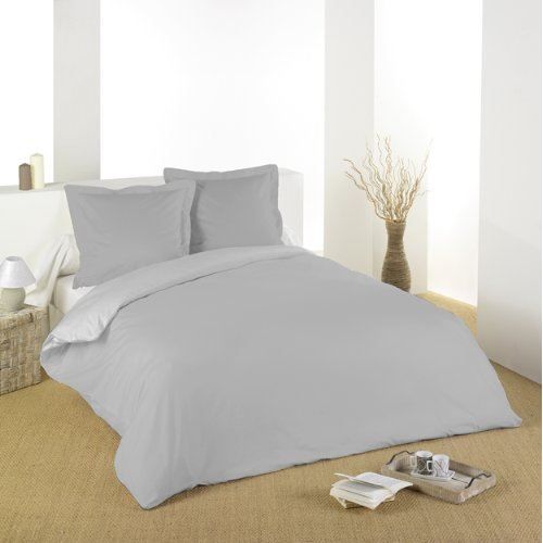  Drap Plat - GAMME ALICIA - 240x300 CM - 100% COTON - perle 