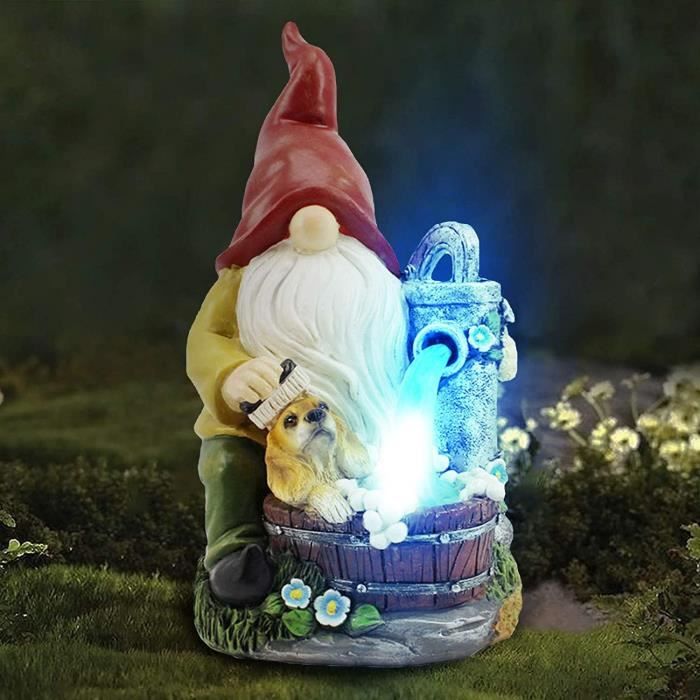 Lanterne Solaire Pagode Japonaise - Déco Jardin, Résine, Lumière LED - AURORAF
