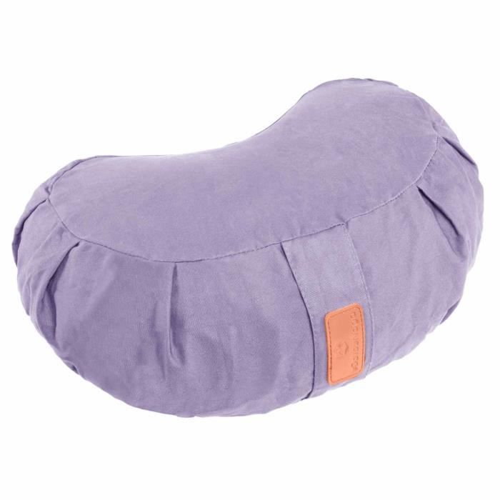 Coussin de yoga demi-lune »Ganesh« - pour longues méditations - pilates