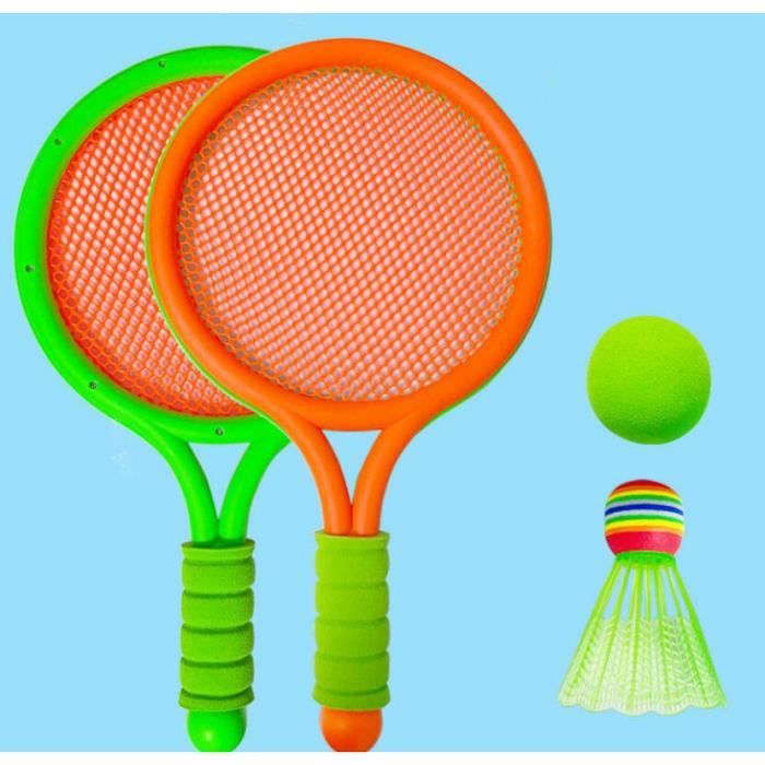 Ensemble De Tennis De Badminton Pour Enfants Raquette De Volant De