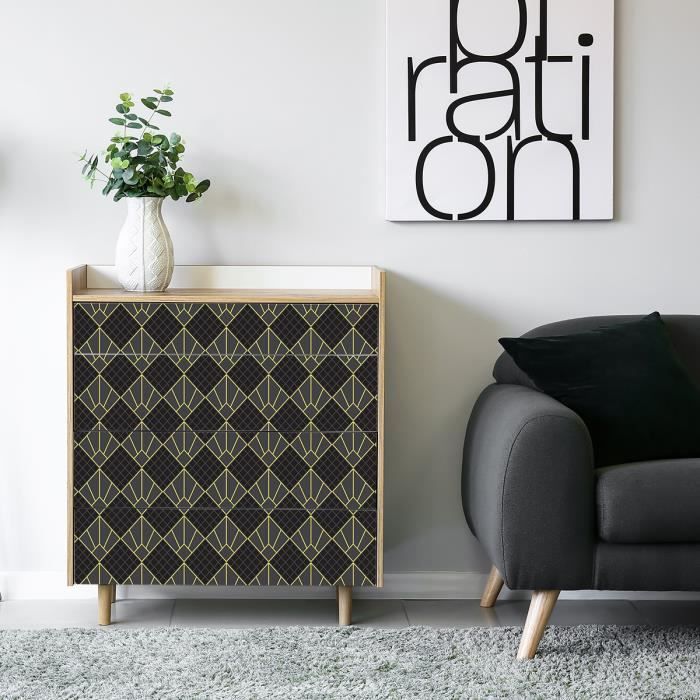Sticker scandinave pour meuble bois blanc – STICKERS CHAMBRE Meubles -  Ambiance-sticker