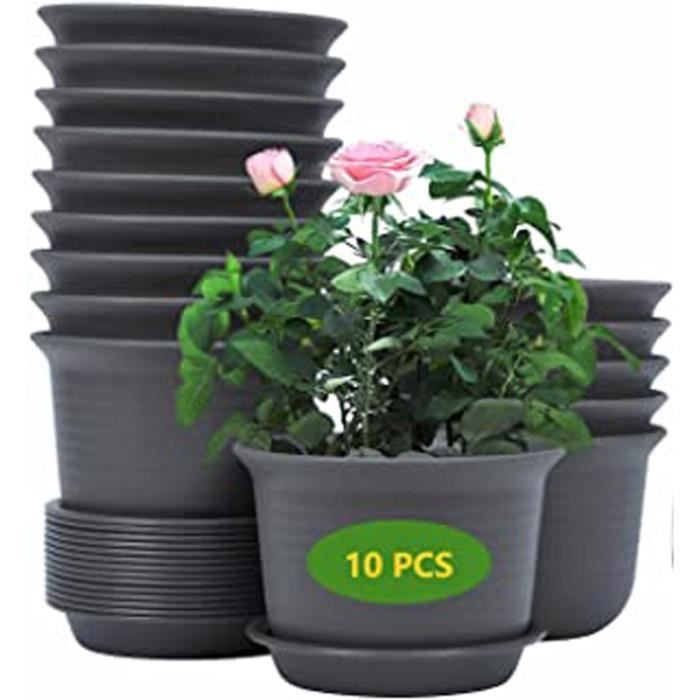 D????? Idyllize Lot De 5 Plateaux D'égouttement Pour Pots De Fleurs