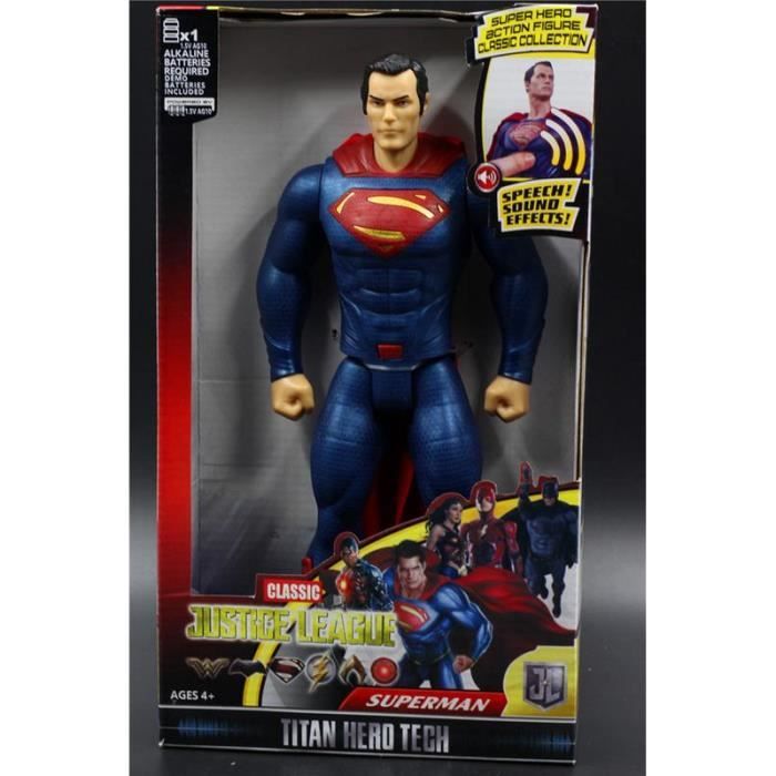 Justice League - SuperMan - Figurine 30cm - Cdiscount Jeux - Jouets