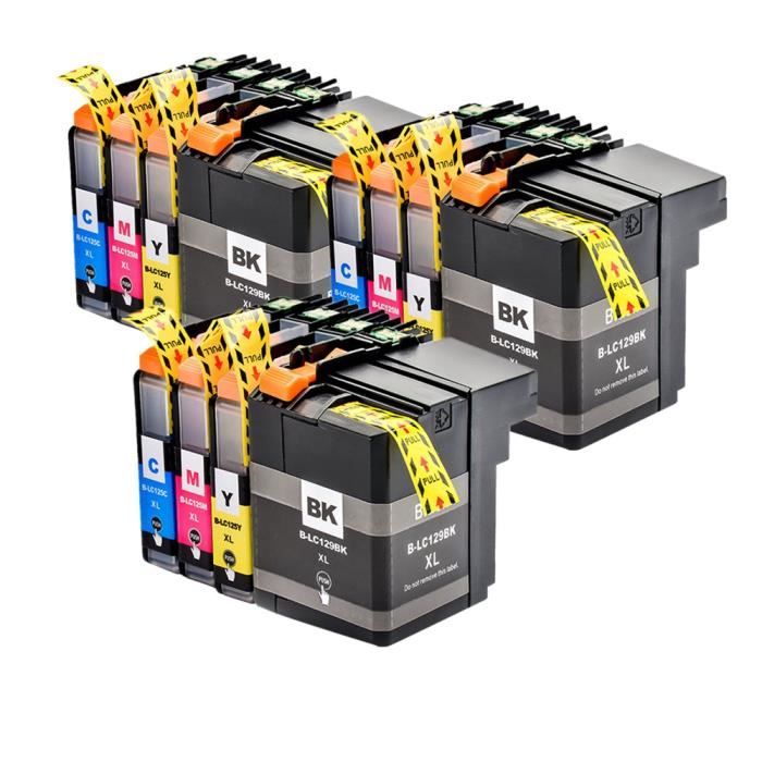 Pack De 4 Cartouches D'encre Compatibles LC-1000 XL – Pour Brother MFC-660C