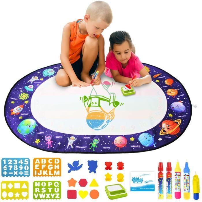 Tapis de Dessin Eau Enfant - LECOO - Thème de l'océan - Jouet éducatif