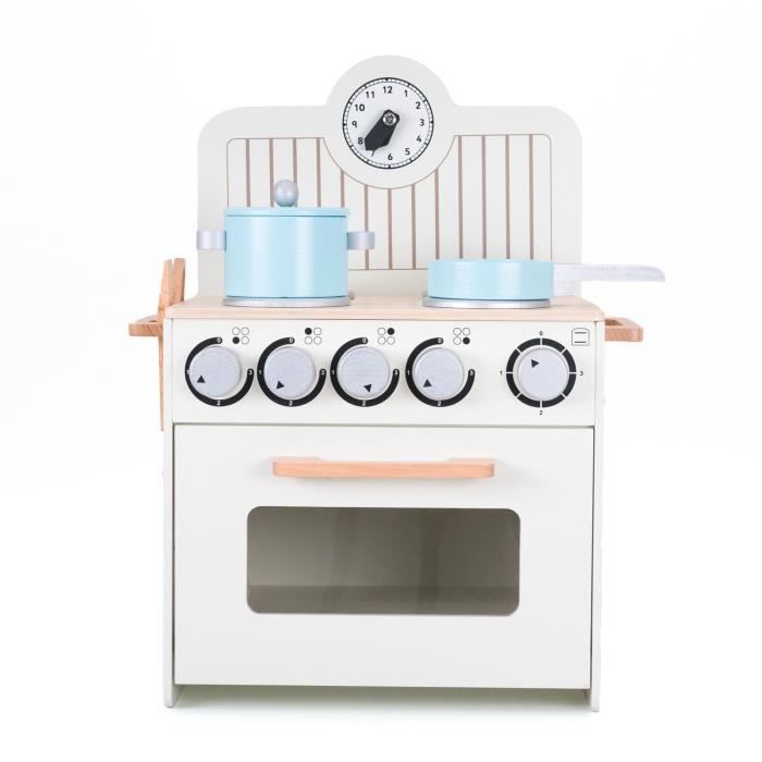 Cuisine pour Enfants Montessori - Robincool - Little Chef - Bois Écologique - Horloge et Accessoires