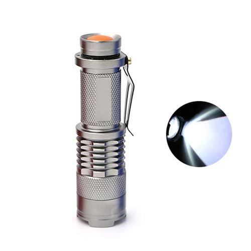 Mini Lampe Torche LED 1200 Lumens - Zoomable, Portable, 1 Mode - Super Puissante !