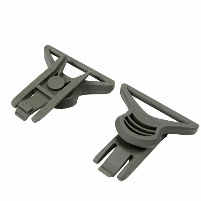 Attache-sangle de lunettes pour casque avec rails latéraux
