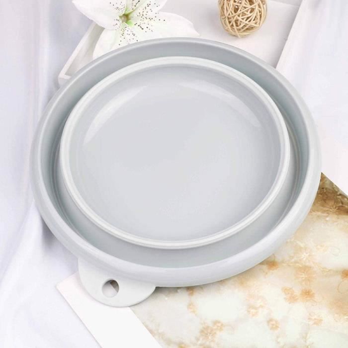 Bassin de Lavage en Plastique, Bassin de Lavage Épais Portable pour Bébé Étudiant Dortoir, Bassin de Lavage Rond Grande Capacité pour Dortoir Étudiant, Maison, Publicité, Bassin Cadeau