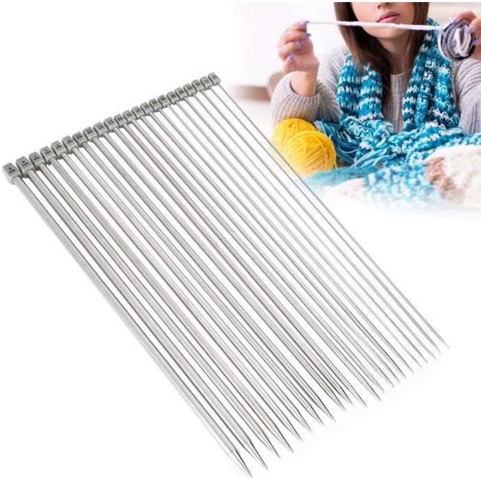 Aiguille à Coudre Extra Longue 30cm Yuanchu - Acier Inoxydable Avec Gros Chas 1.6mm - Pour Cuir, Tapisserie Et Rembourrage