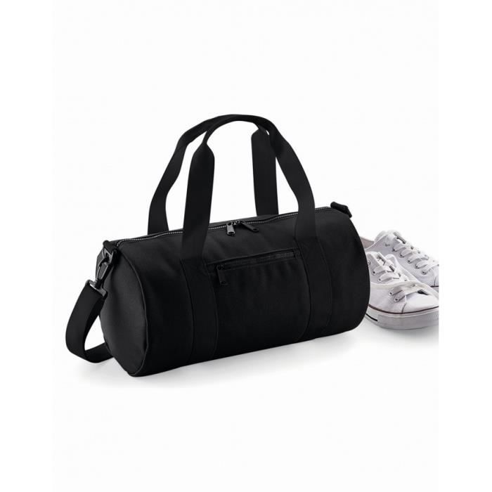 Sac de sport homme noir à bandoulière fashion Unique Noir