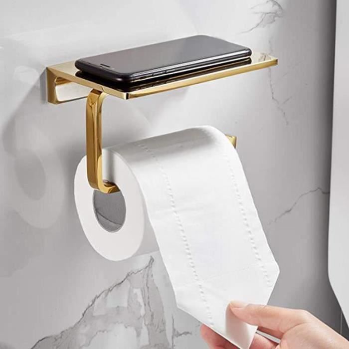 14cm Porte Rouleau Papier Toilette Adhesif, Porte Rouleau Wc Serviteur Wc,  Porte Rouleau Essuie-Tout, Distributeur Papier Toilette
