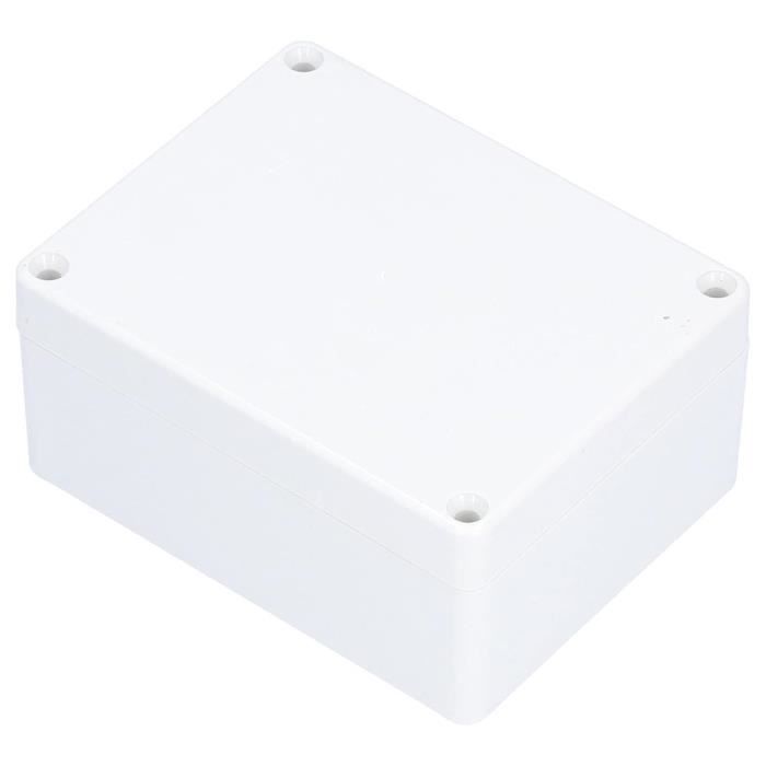 2 Boîtes Dérivation étanches IP65 ADERTOS - 200x120x55mm - ABS - Pour électronique Extérieur
