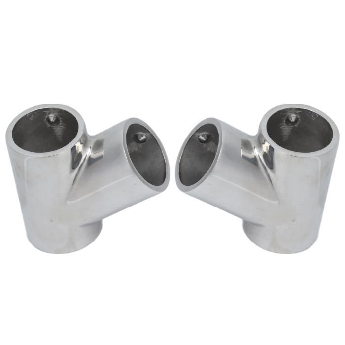 Zerniple Support Fixation 90° Pour Rampe De Bateau – Lot De 2 En Acier Inoxydable 316, Résistant à L’Humidité