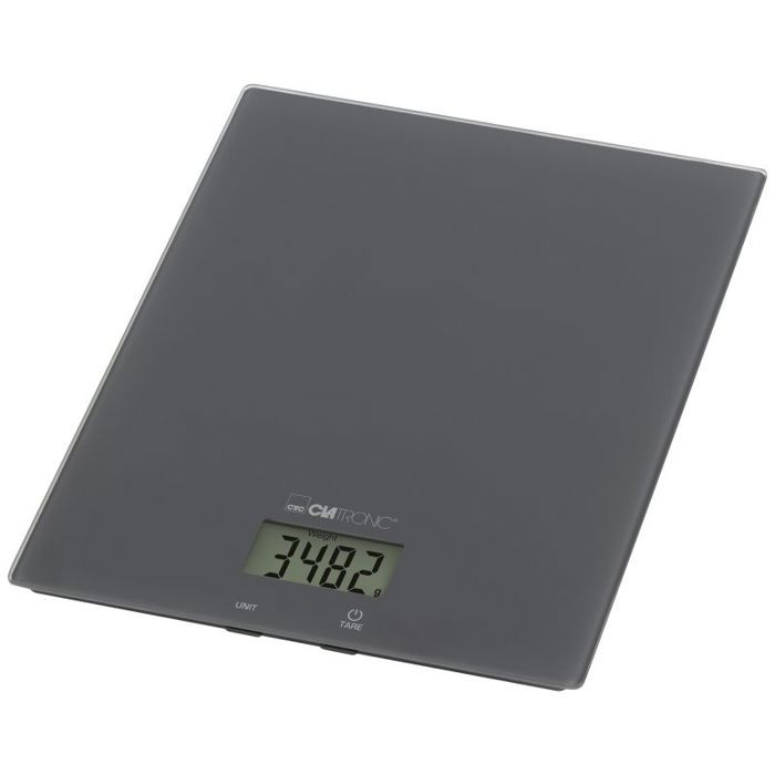 Clatronic Balance KW 3820, capacité de charge: 5 kg Gris - vue 1