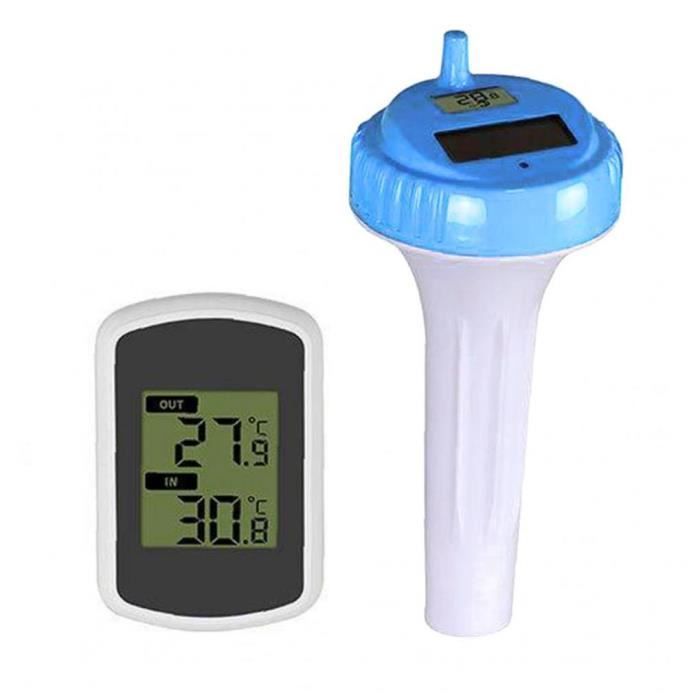 Thermomètre flottant canard, piscine sans fil, piscine amusant incassable avec corfine pour piscine publique Jingan