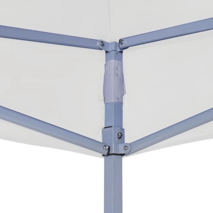 Tente de réception - DIOCHE - 3x4 m - Acier enduit de poudre - Tissu