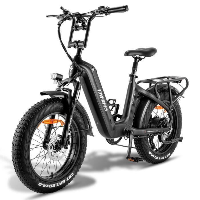 Velo electrique Fafrees F20 Master 20 pouces Autonomie 120km Amortisseur avant VTC Fat bike Batterie 48V22.5Ah Noir Cdiscount Sport