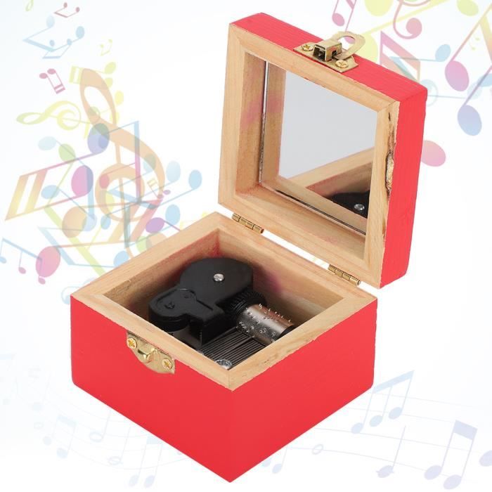 Boîte À Musique À Manivelle Noël - Boîte À Musique Classique En Bois