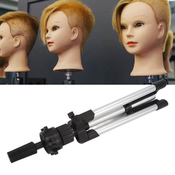 YAP Trépied réglable pour tête de mannequin, support de perruque de