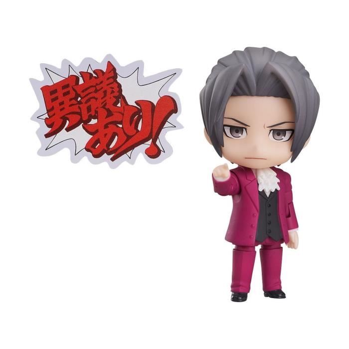 Lot De 2 Figurines Miles Edgeworth Et Phoenix Wright – 10 Cm, Articulées, Interchangeables, Parfaites Pour Déco Ou Collection