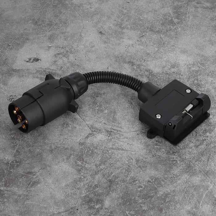 Fixateur Prise Remorque - Support Pour Connecteurs 7 Et 13 Broches - Installation Facile