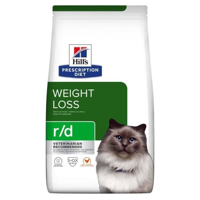 Meilleurs prix pour Croquettes - HILL'S - ADULT PRESCRIPTION DIETS R/D - Perte de poids - 3 kg - Chats adultes