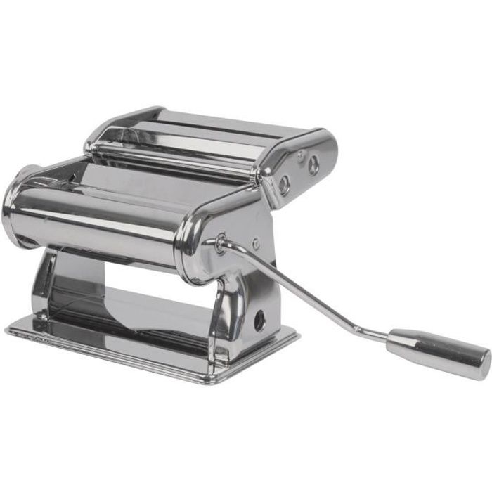 Toboli Machine à Pâtes Manuelle En Acier Inoxydable - Laminoir Réglable 2-6 Mm - 21 X 20 X 15 Cm