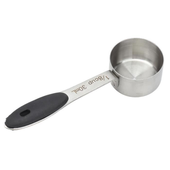 Cuillère à Café Doseuse 30ml En Acier Inoxydable - Manche Confortable Gel | Idéale Café, Thé Et Poudres