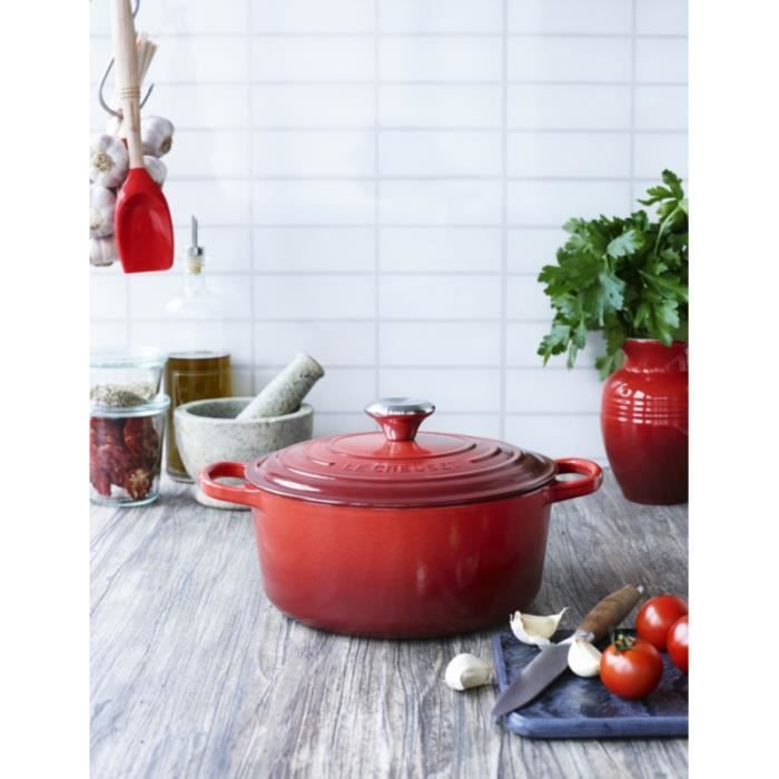 Set de 4 mini-cocottes cerise Metallics en céramique | Le Creuset FR