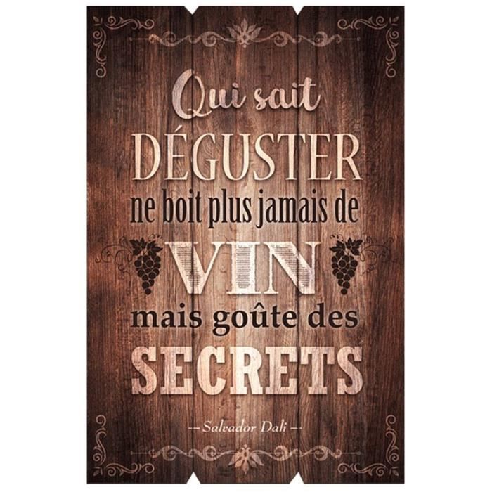 Cadre Bois Citations Marron Qui Sait Deguster Ne Plus Jamais De Vin Mais Goute Des Secrets S Dali 60x40 Cm Q9530 Cdiscount Maison Cadre Bois Citations Marron Qui Sait Deguster Ne Plus Jamais De Vin Mais Goute Des Secrets S Dali 60x40 Cm Q9530 Cdiscount Maison