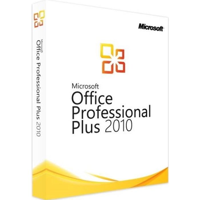 Microsoft Office 2010 Professionnel Plus - Clé licence à télécharger