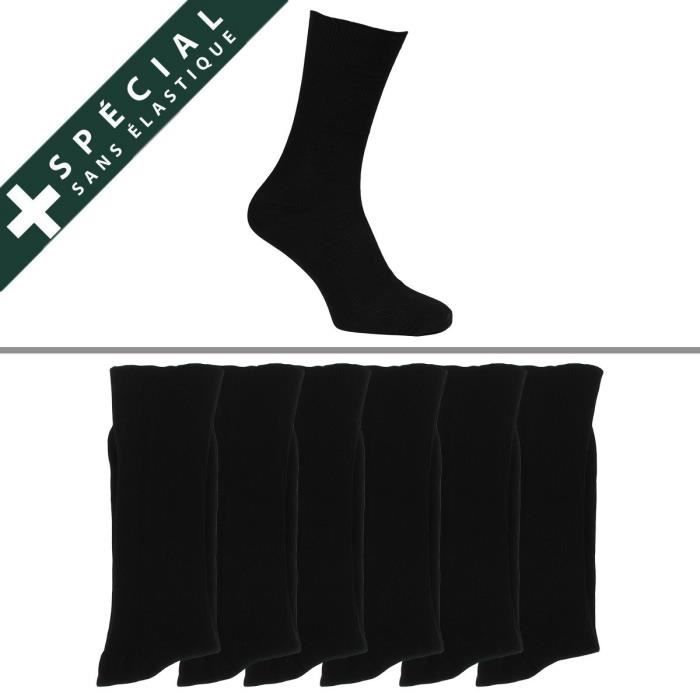 Lot de 3 paires de chaussettes été sans élastique