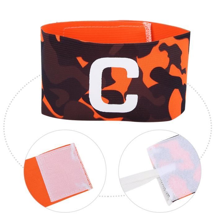Brassard De Capitaine De Football - Lot De 6 Pièces Avec Lettre C - Élastique Ajustable, Lavable - Pour Sports D'équipe - 7