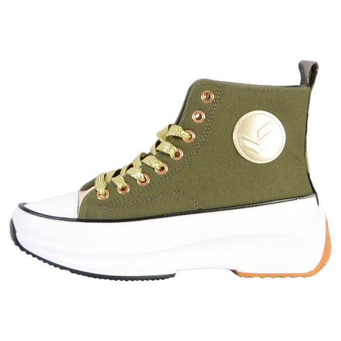 Kaporal KAPORAL - Basket Christy - kaki - Vert clair - 39 - Chaussures Femme